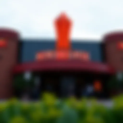 Horseshoe Casino exterior showcasing the vibrant atmosphere