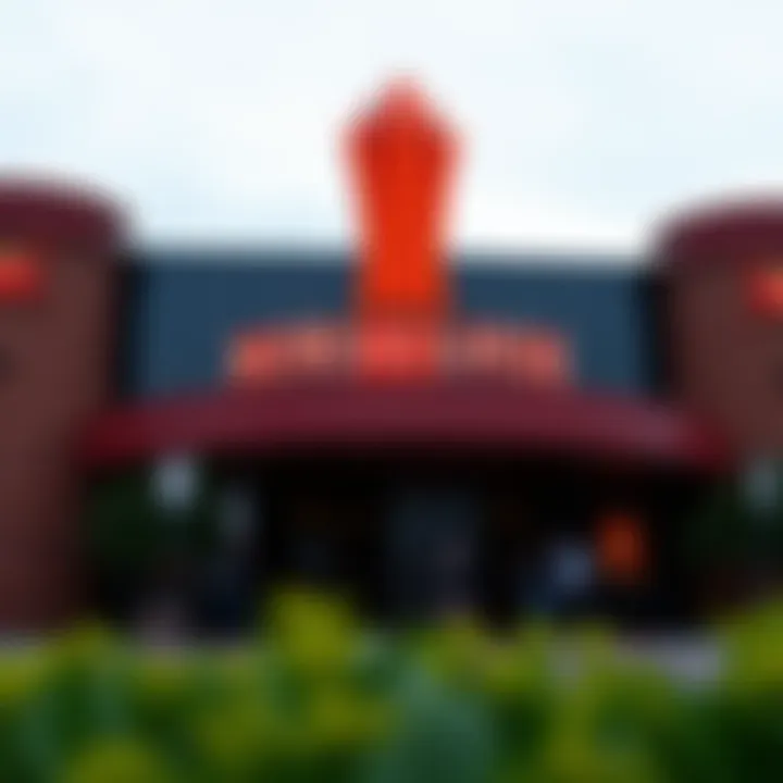 Horseshoe Casino exterior showcasing the vibrant atmosphere