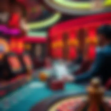 Illustration depicting online casino licensing process