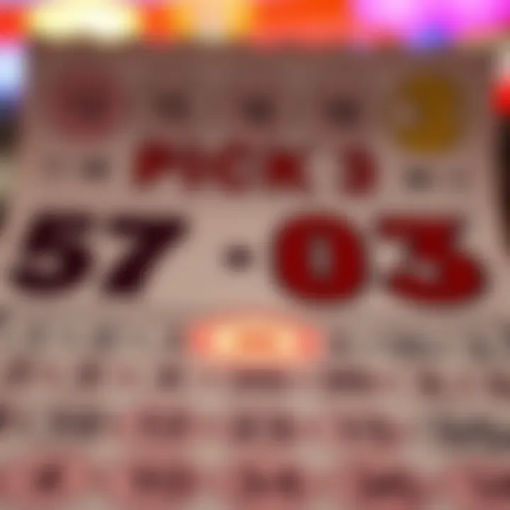 Illinois Pick 3 lottery ticket with winning numbers highlighted