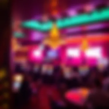 Entertainment Hub of La Circa Las Vegas Vibrant entertainment area with live performances