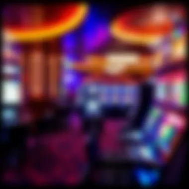 Luxurious Gaming Experience at La Circa Luxurious gaming floor featuring modern gaming machines