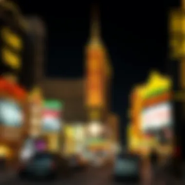 Las Vegas Entertainment Landscape The iconic Las Vegas Strip with show billboards