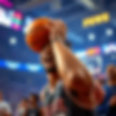 Excitement of March Madness Basketball tournament excitement