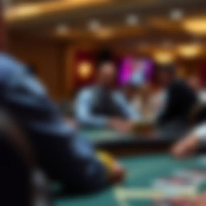 Advanced Betting Techniques Illustration representing advanced betting techniques during a blackjack tournament