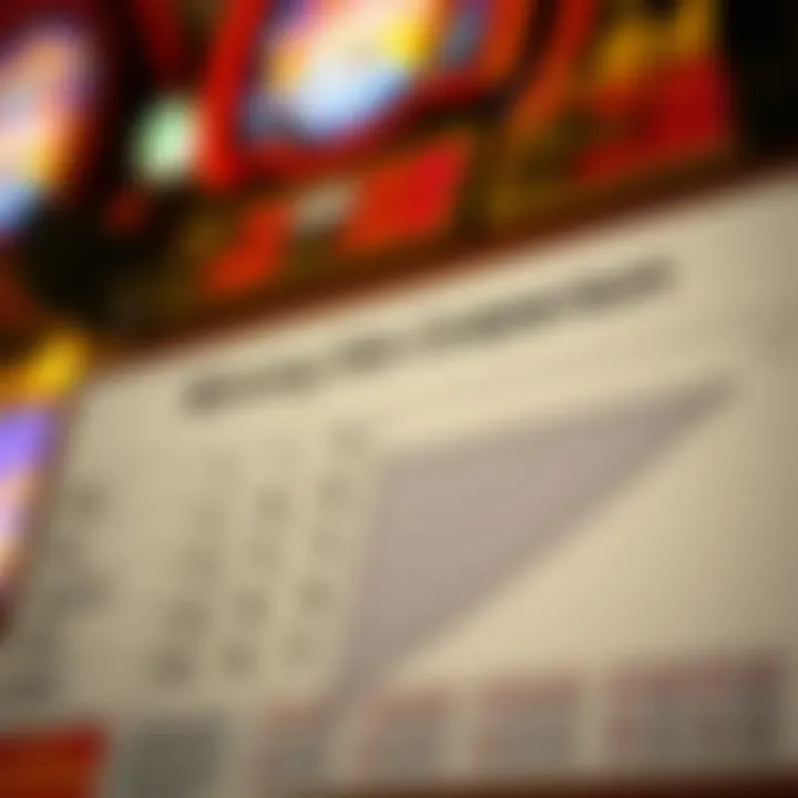A detailed chart showing the odds of winning for different scratch-off games.
