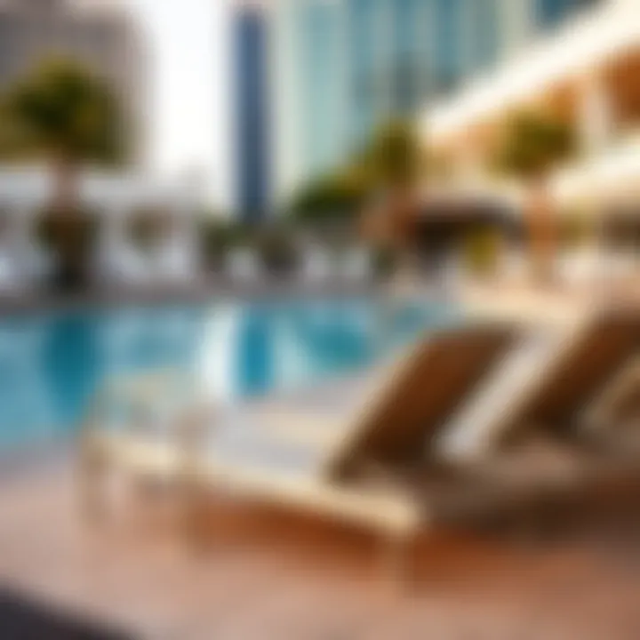 Relax in Style: Lounge Chairs by the Pool Relaxing lounge chairs by the pool