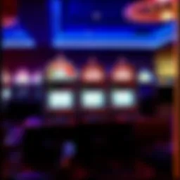 Monopoly slot machine in a casino setting