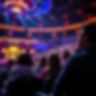 Audience mesmerized by the enchanting atmosphere of Mystère