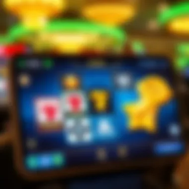 Strategic Gameplay Elements Strategic gameplay elements displayed on a digital screen