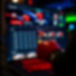 Detailed layout of a boxing betting website interface