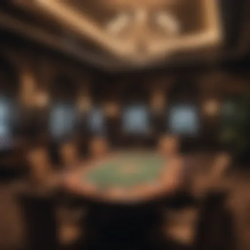 The luxurious ambiance of a Palm Beach Poker room