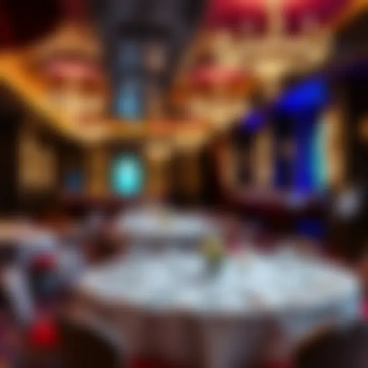 Event space in Pearl Casino prepared for a special occasion