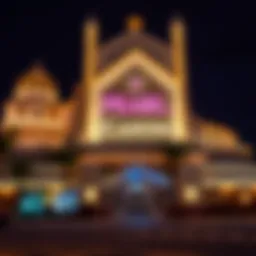Exterior view of Pearl Casino highlighting its architectural style