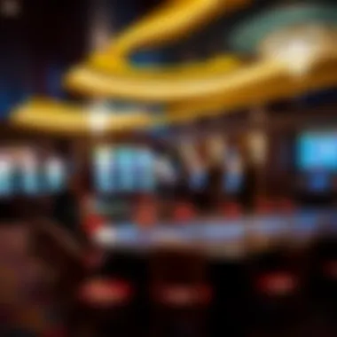 Exciting Gaming Experience at Pearl Casino Interior of the Pearl Casino showcasing gaming tables