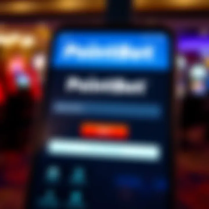PointsBet Michigan App Registration Screen Registration screen on the PointsBet Michigan app