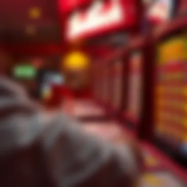 A psychological illustration depicting the allure of scratch-off games.