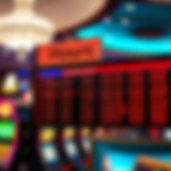 Operational Hours Schedule at Resorts World Casino Casino schedule board displaying operational hours