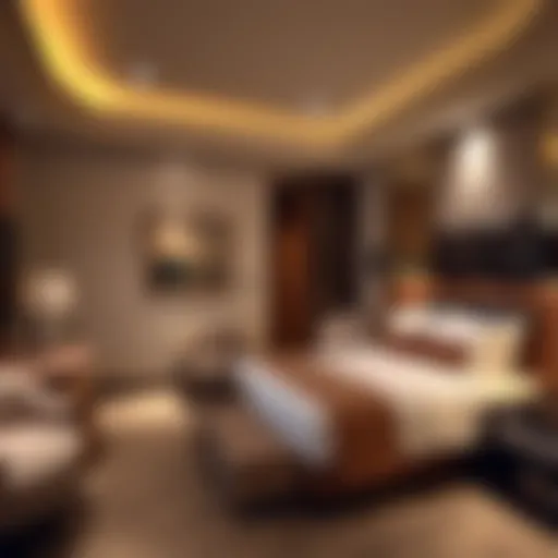 Luxurious suite at Resorts World Catskills showcasing modern decor