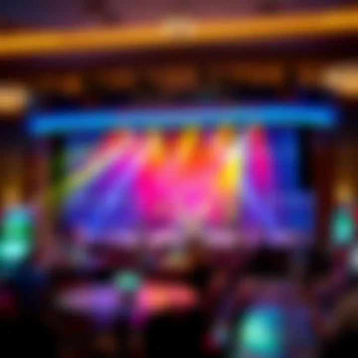 Live Entertainment at Russellville Casino Vibrant entertainment stage hosting live performances