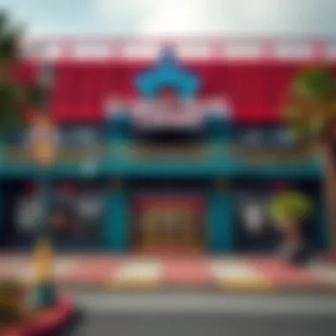 Vibrant Architecture of Scarlet Pearl Casino Scarlet Pearl Casino exterior view showcasing its vibrant architecture