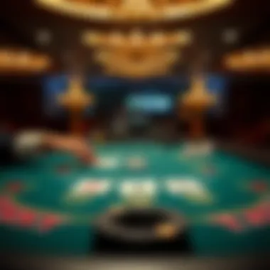 Dynamic Online Blackjack Gameplay Dynamic online blackjack gameplay showcasing strategy in action