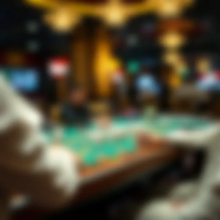 Strategic Betting Techniques Strategic betting at a casino table