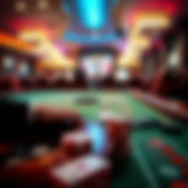 Visual representation of risk management in betting