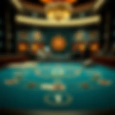 Understanding Blackjack Strategies A strategic table layout for blackjack highlighting decision points