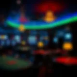 Interior view of Texas Card House showcasing poker tables and ambiance