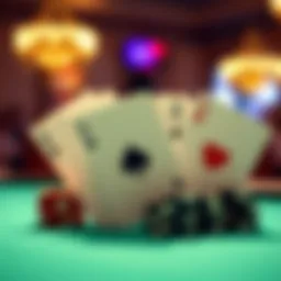 Elegant representation of poker suits