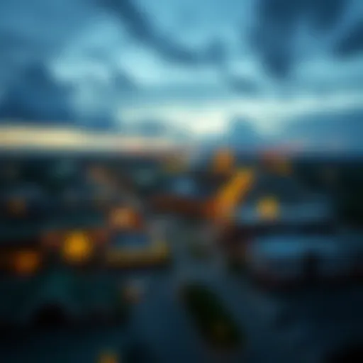 Aerial view of Sault Ste. Marie showcasing casino developments