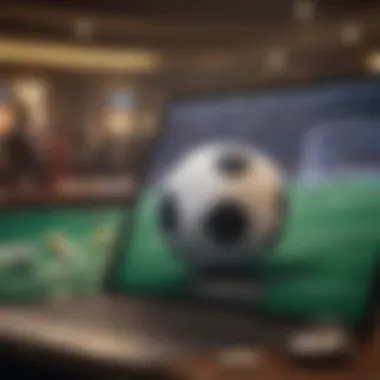 Dynamic Betting Interface Dynamic live betting interface showcasing soccer matches