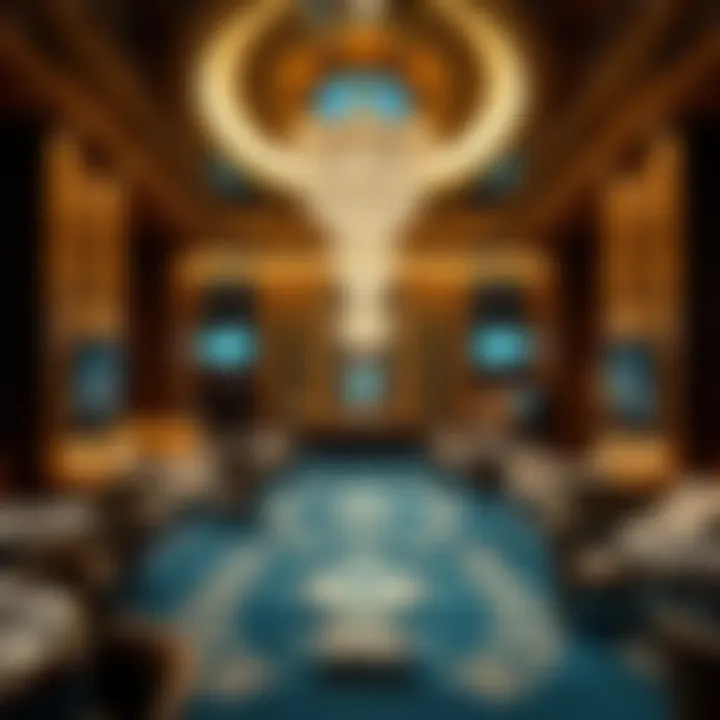 Luxury casino interior showcasing elegant design
