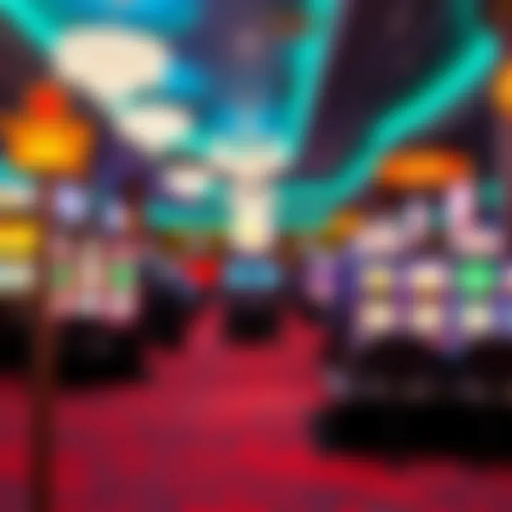 Vibrant gaming floor at The M Hotel with a variety of gaming options