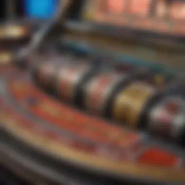 A close-up view of engaging game features, including bonus rounds and free spins.