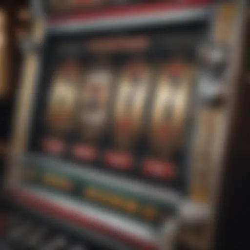 A detailed view of a Jacks or Better video poker machine highlighting its key features.