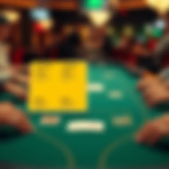 Diagram of betting rounds in Texas Hold'em Poker