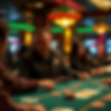 Player Interactions at the Poker Table Visual representation of player interactions at a poker table