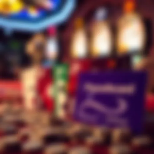 An illustration showcasing a variety of prepaid Paysafecard options available for online gambling.