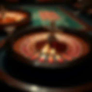 American roulette board layout highlighting the unique double zero feature