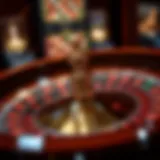 European roulette board layout showcasing number arrangement and betting options