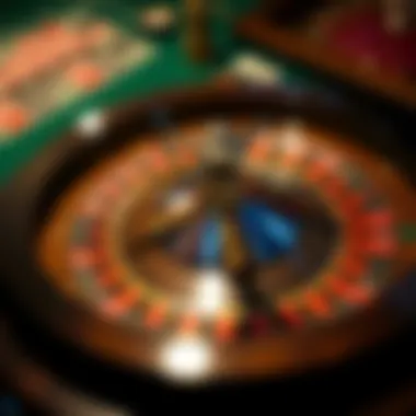 French roulette board layout emphasizing the La Partage rule and betting spaces