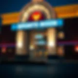 Exterior view of Valley Forge Casino Sports Book showcasing its modern design