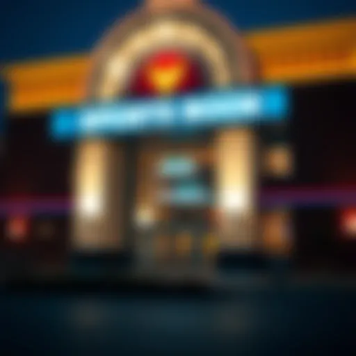 Exterior view of Valley Forge Casino Sports Book showcasing its modern design