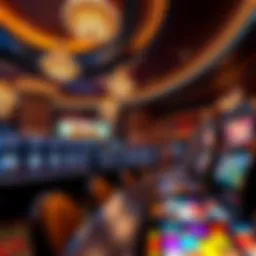 Interior view of Vulkan Vegas Casino showcasing gaming area