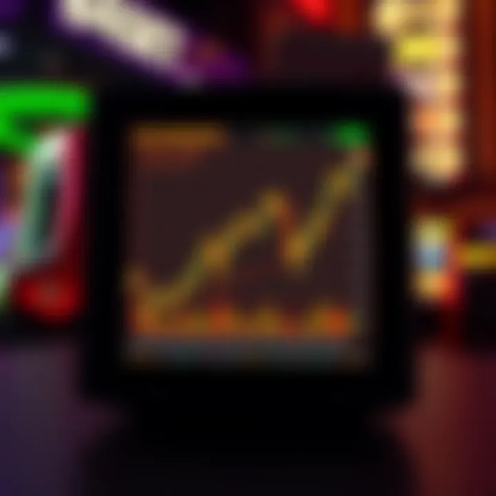 Chart illustrating market dynamics influenced by community trading